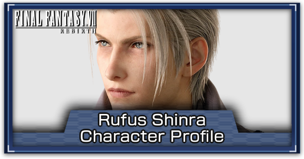 FF7 Rebirth - Rufus Shinra - Banner