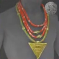 Skull and Bones - Slotted Gold Braids