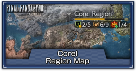 FF7 Rebirth - Corel Region Map