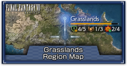 FF7 Rebirth - Grasslands Region Map