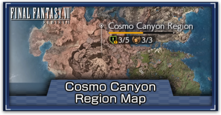 FF7 Rebirth - Cosmo Canyon Region Map
