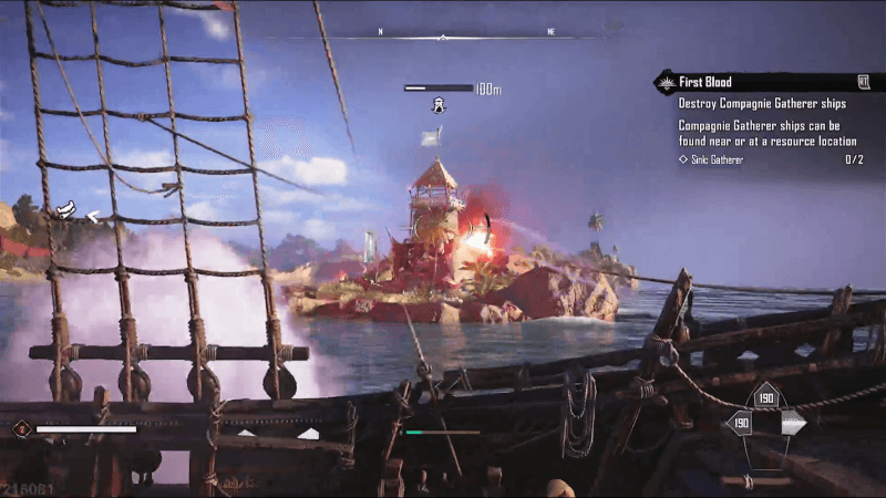 Skull and Bones - Plundering Settlements