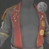 Skull and Bones - Burgundy Bauble Coat