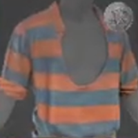 Skull and Bones - Mariniere Top Orange