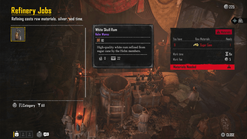 Skull and Bones - Distillery Crafting