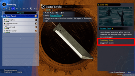 FF7 Rebirth - Proficiency