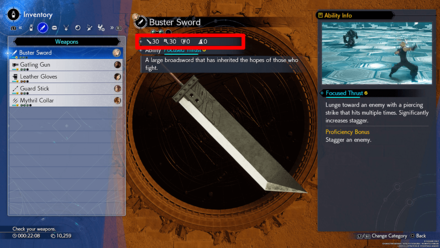 FF7 Rebirth - Increase ATK and M.ATK