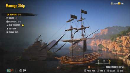 Skull and Bones Level 11 Ship