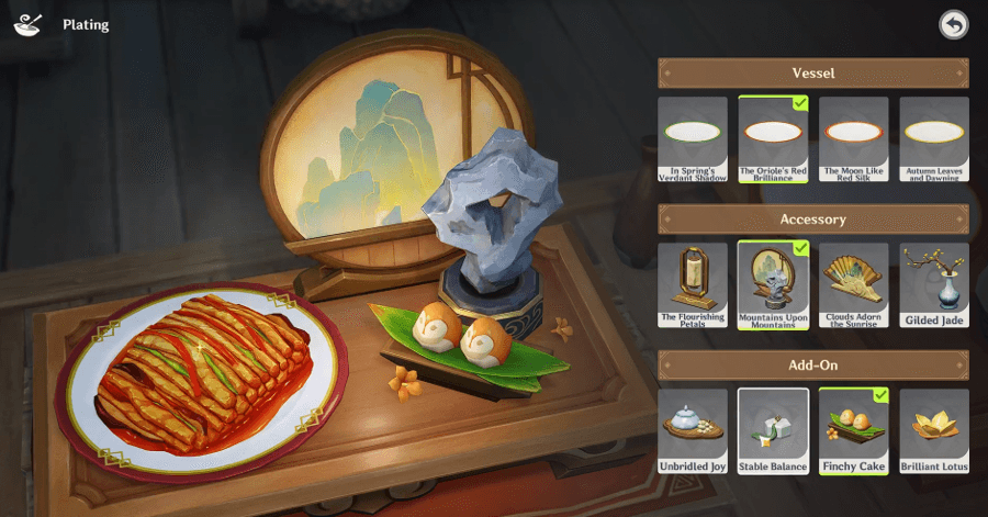 Genshin - Decorate and Serve the Dish