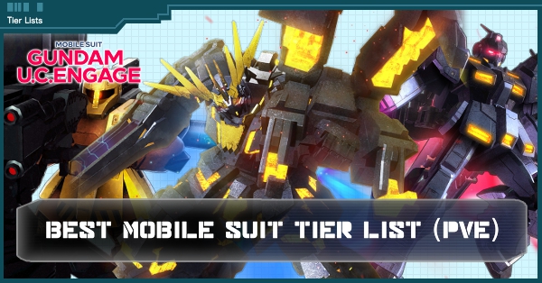 Mobile Suit PvE Tier List