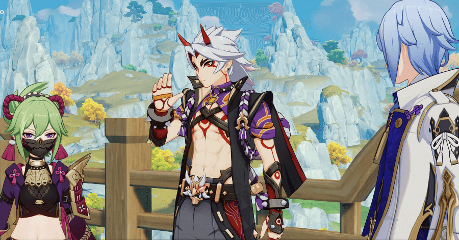 Genshin Impact Receiver of Friends from Afar Part III - Talk to Ayato, Kuki, and Itto