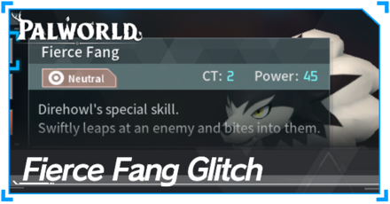 Palworld - Fierce Fang Glitch