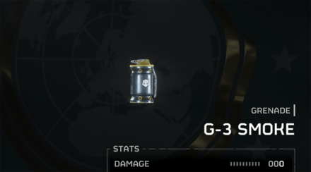 Helldivers 2 - G-3 Smoke