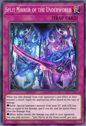 Split Mirror of the Underworld
