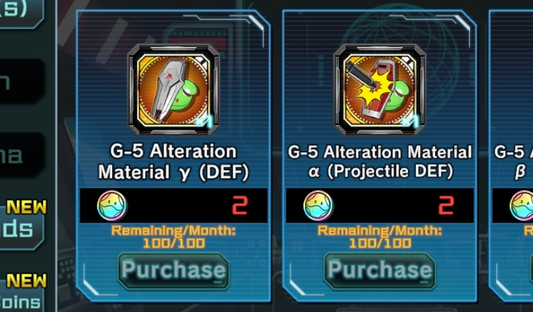 Upgrade Mats - Gundam UC Engage