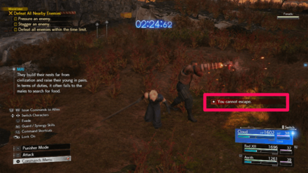 FF7 Rebirth - You cannot run away from certain enemies