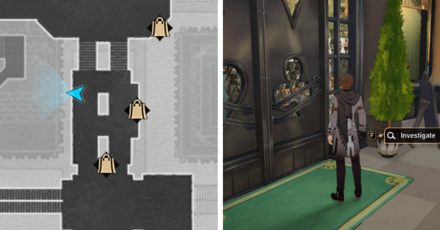 Honkai Star Rail - Happy Gear Location - Restaurant Near Car Dealer in Golden Hour