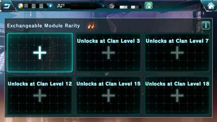 Exchanging Modules in Clan - Gundam UC Engage