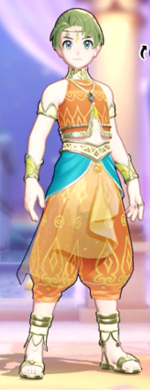 Dancer Set (Orange): Top and Bottom Preview