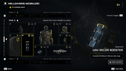 Helldivers 2 - Boosters in Warbond