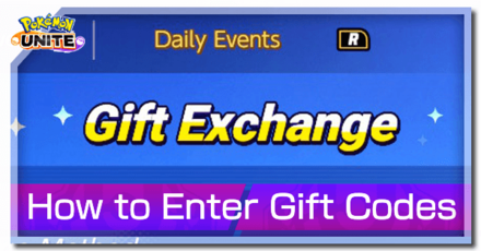 Pokemon UNITE - How to Enter Gift Codes