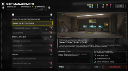 Helldivers 2 - Ship Modules