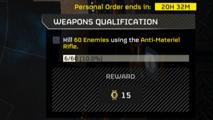 Helldivers 2 - Earn Medals from Personal Orders