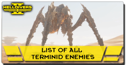 Helldivers 2 - List of All Terminid Enemies