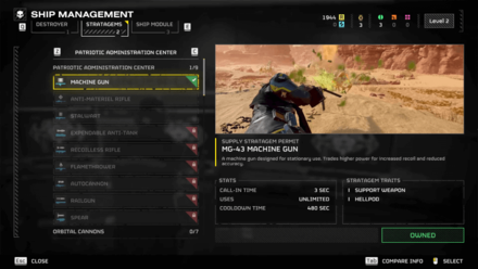 Helldivers 2 - Managing Stratagems