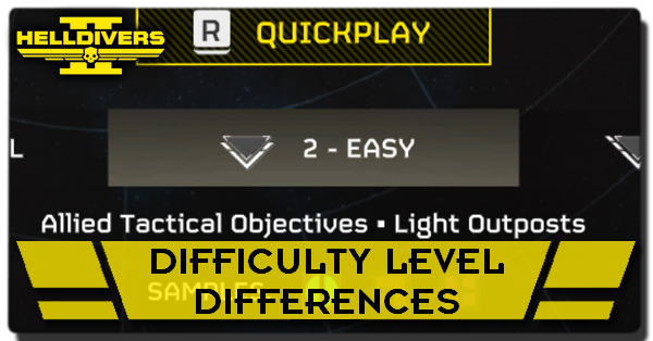 Difficulty Levels Differences and Best Difficulty Settings | Helldivers