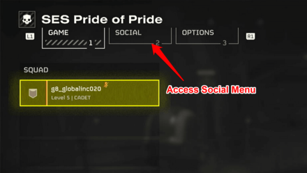 Helldivers 2 - Access Social Menu