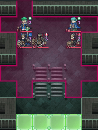 Fire Emblem Heroes - Ced and Asbel Lunatic Map