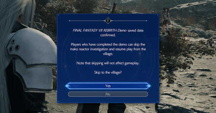 Final Fantasy 7 Rebirth - Choose to Skip the Village