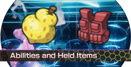 Pokemon Legends Z-A Abilities and Held Items