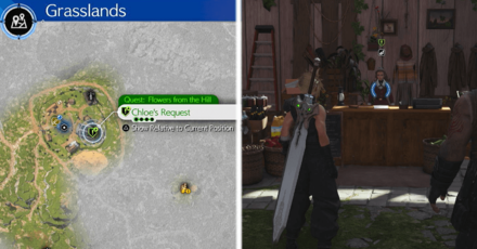 Final Fantasy 7 Rebirth - Flowers from the Hill Location