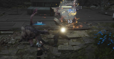 FF7 Rebirth - Gil Farming Guide - Using Steal on Levrikon