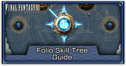 Final Fantasy 7 Rebirth - Folio Skill Tree Guide