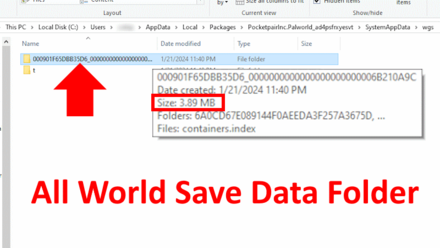Palworld - Back Up the Save Data Folder (USE THIS)