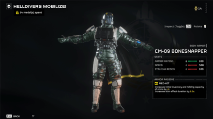 Helldivers 2 - Armor Ratings