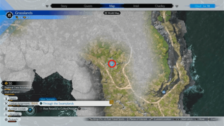 FF7 Rebirth - Chocobo Hidden Treasure 1,131 Gil Map Location