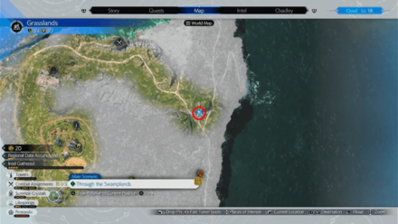 FF7 Rebirth - Chocobo Hidden Treasure Ruby x1 Map Location