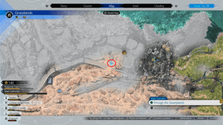 FF7 Rebirth - Chocobo Hidden Treasure Ruby x1 Map Location