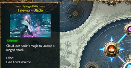 Final Fantasy 7 Rebirth - Synergy Ability in Folio