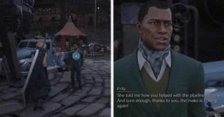 FF7 Rebirth - Report back to the mayor