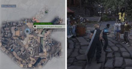 FF7 Rebirth - Speak to the mayor of Kalm