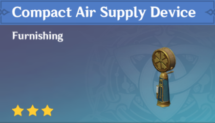 Genshin Impact - How to Get Compact Air Supply Device Furnishing