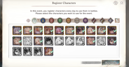 guild tree event characters