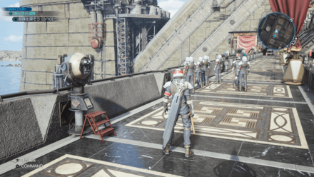 FF7 Rebirth - Infantry Unit Location 1 Looking at Sister Ray - Junon Parade