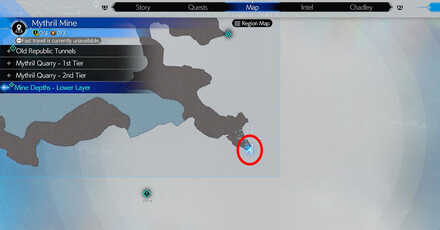 MP Up ingame location