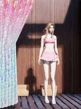 FF7 Rebirth - All Beach Outfits (Swimsuits) and Which to Choose Pink Mermaid